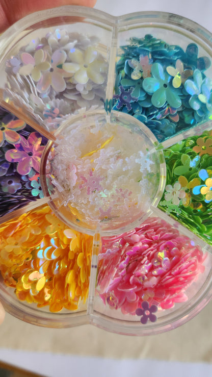 MIX LENTEJUELA DE FLORES