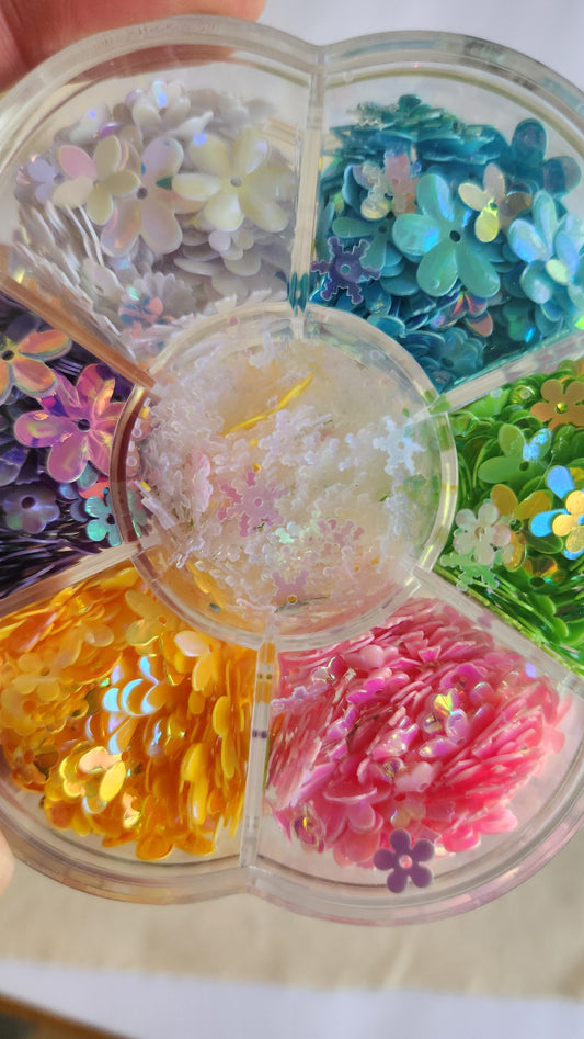 MIX LENTEJUELA DE FLORES