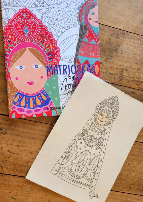 PACK LIBRO MATRIOSKAS + UNA LAMINA DE BORDAR