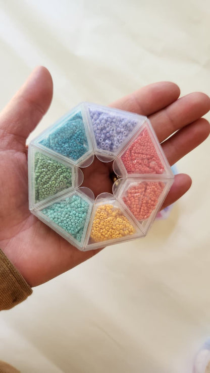 SET MOSTACILLA 7 COLORES ARCOIRIS