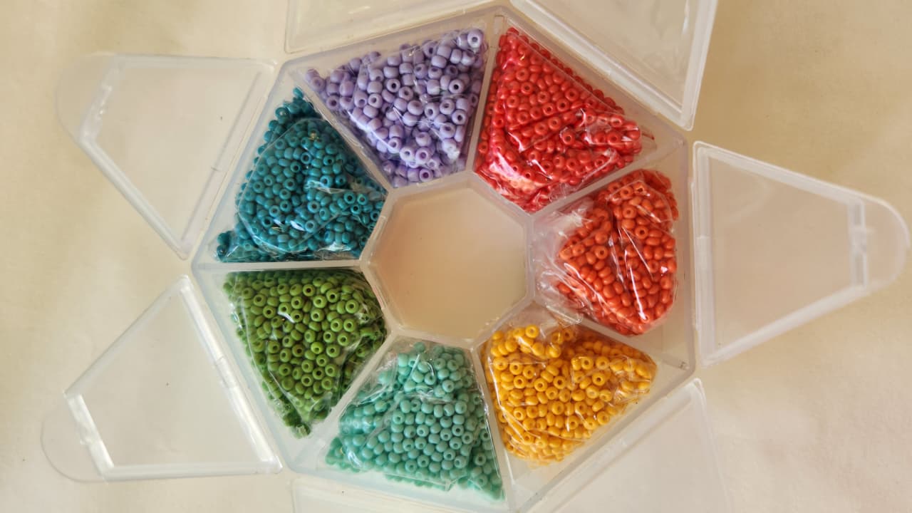 SET MOSTACILLA 7 COLORES ARCOIRIS