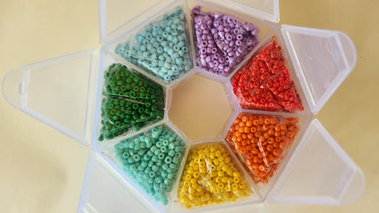 SET MOSTACILLA 7 COLORES ARCOIRIS